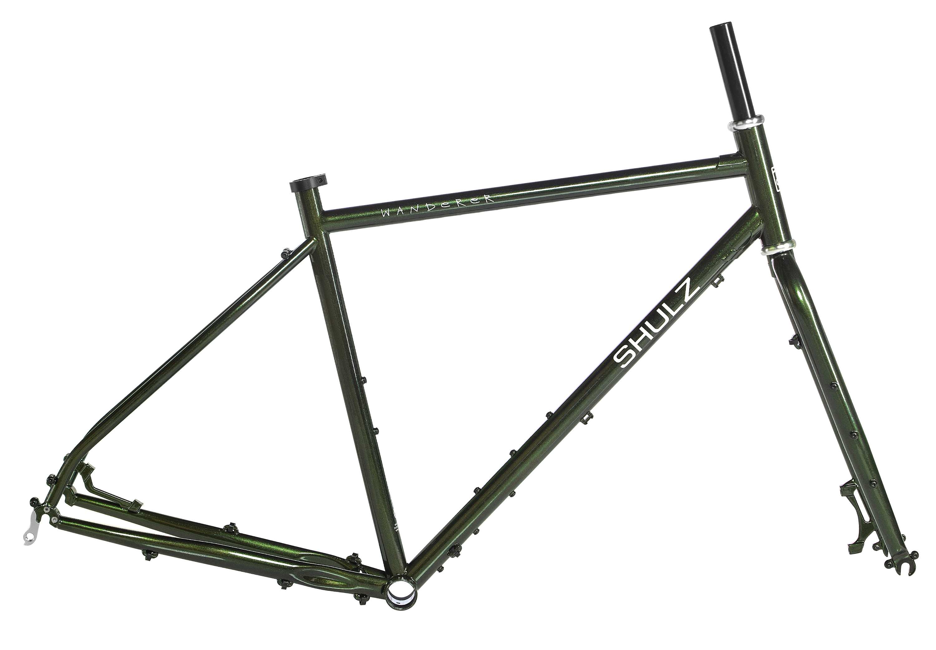 Фреймсет SHULZ Wanderer зеленый металлик хамелеон M / Велосипеды и ...
