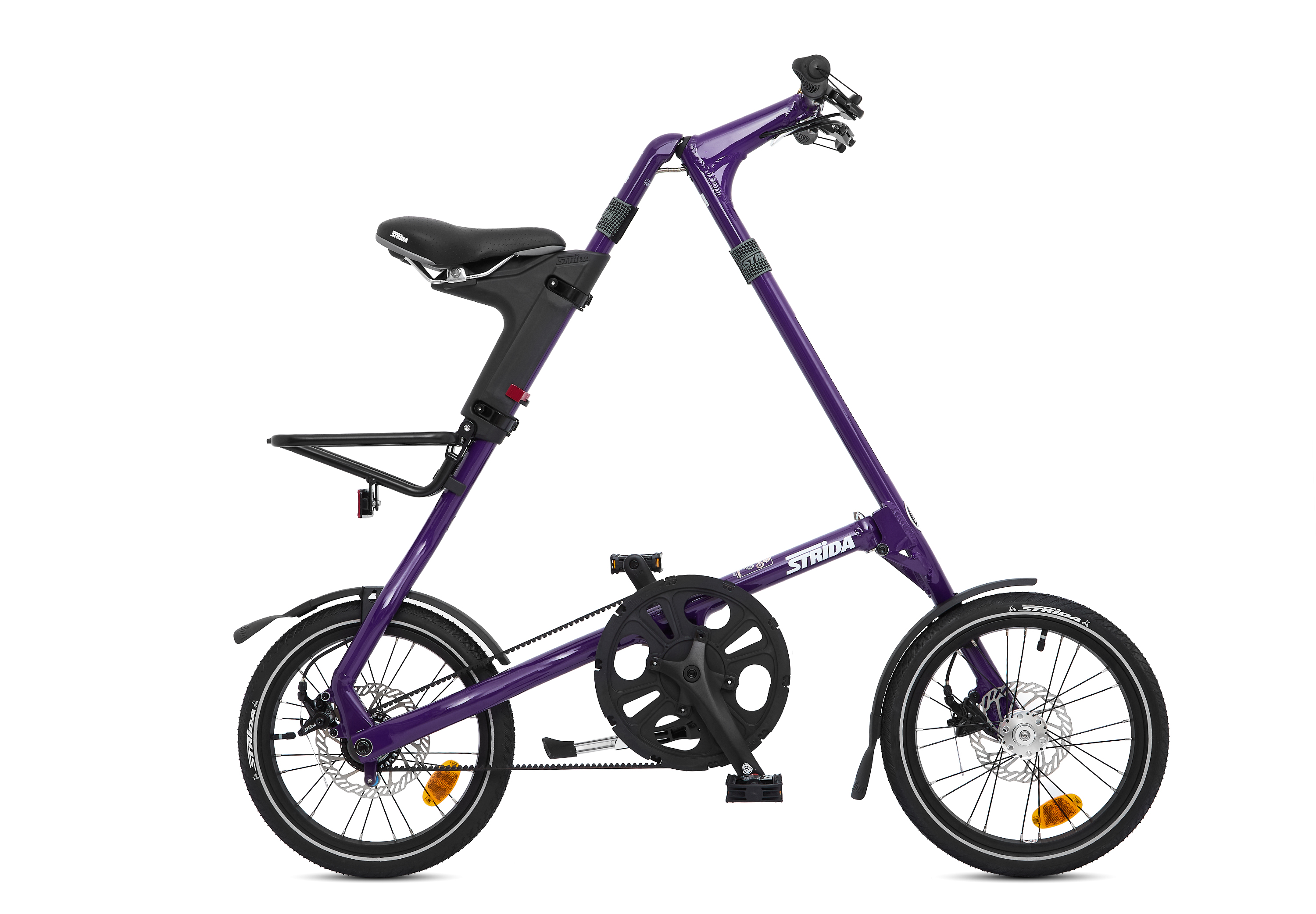 Strid – Strid Складной велосипед STRIDA 5.2 баклажановый / Велосипеды и самокаты